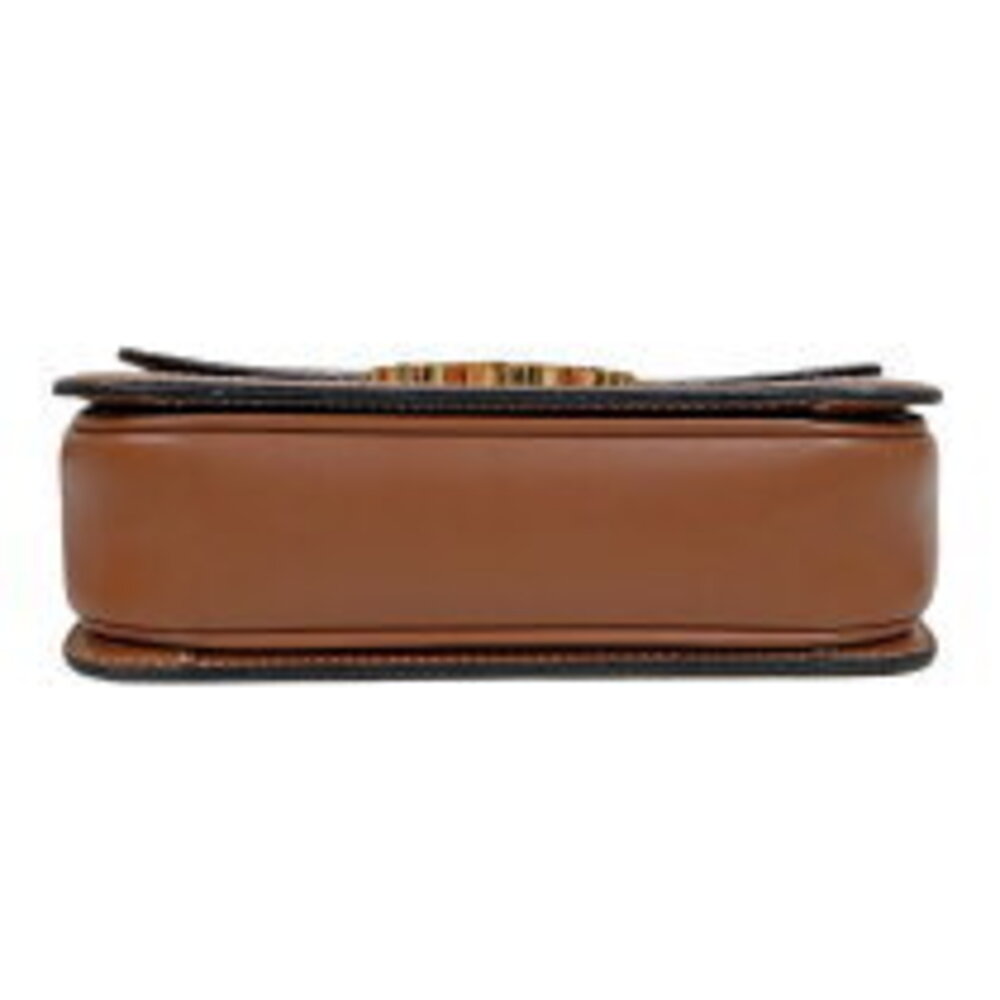 Celine Shoulder Bag Tan Triomphe Canvas Teen - Picture 10 of 11